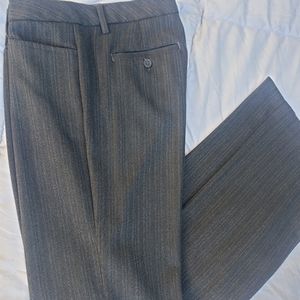 🚫SOLD🚫Gray Pinstriped Express Wide Leg Work Pant